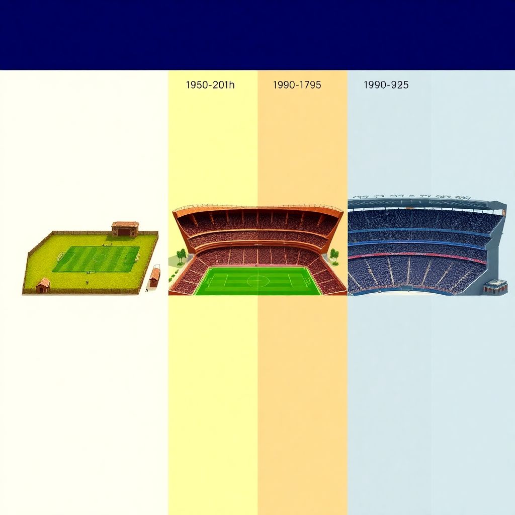 Стадионы и инфраструктура: как эволюционировала база футбольных клубов