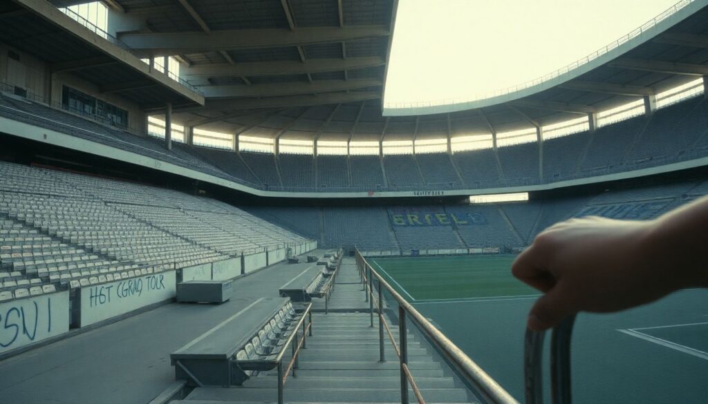 Стадионы прошлого: архитектура и атмосфера старых арен - иллюстрация