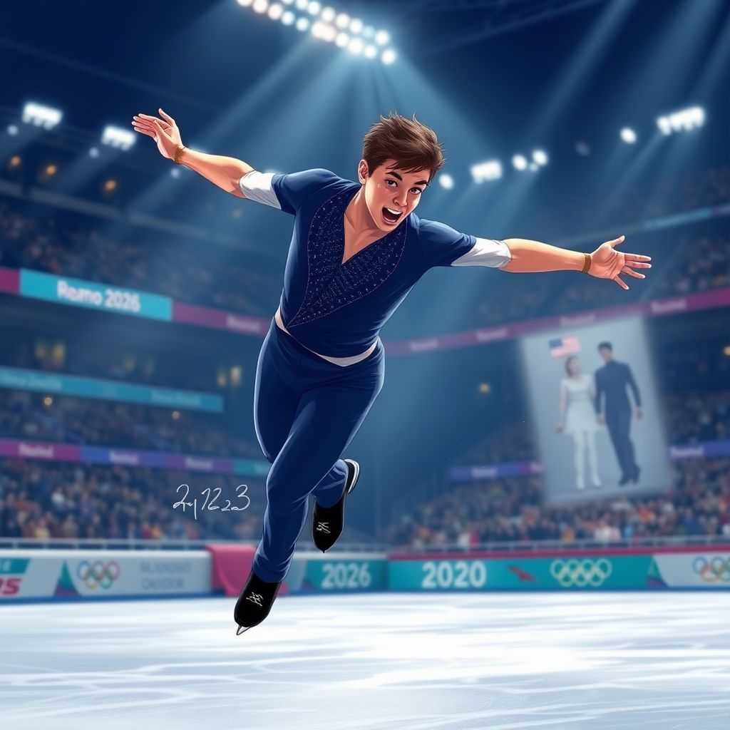 Сын чемпионов мира по фигурному катанию Максим Наумов едет на Олимпиаду-2026 за США