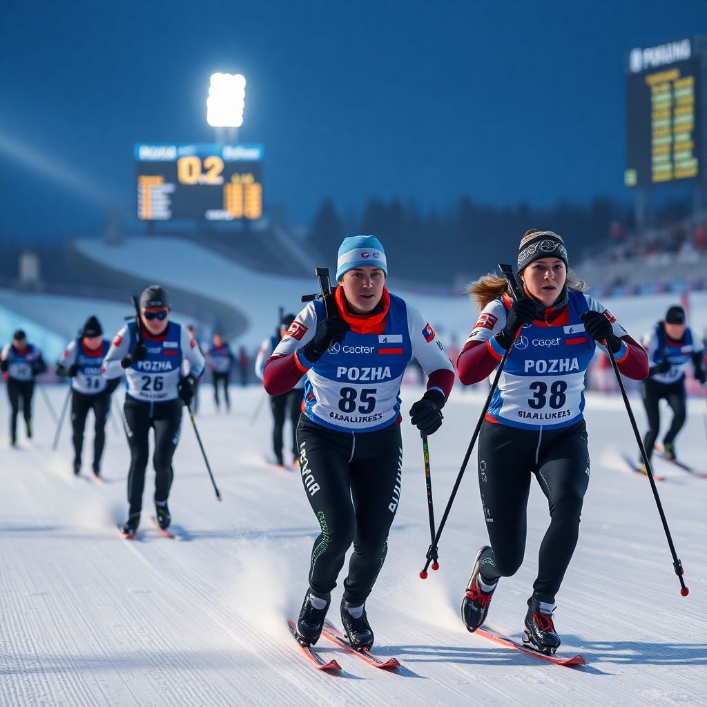 Биатлон: результаты 10 января 2026, триумф Кирилла Бажина в сингл-миксте ЧР