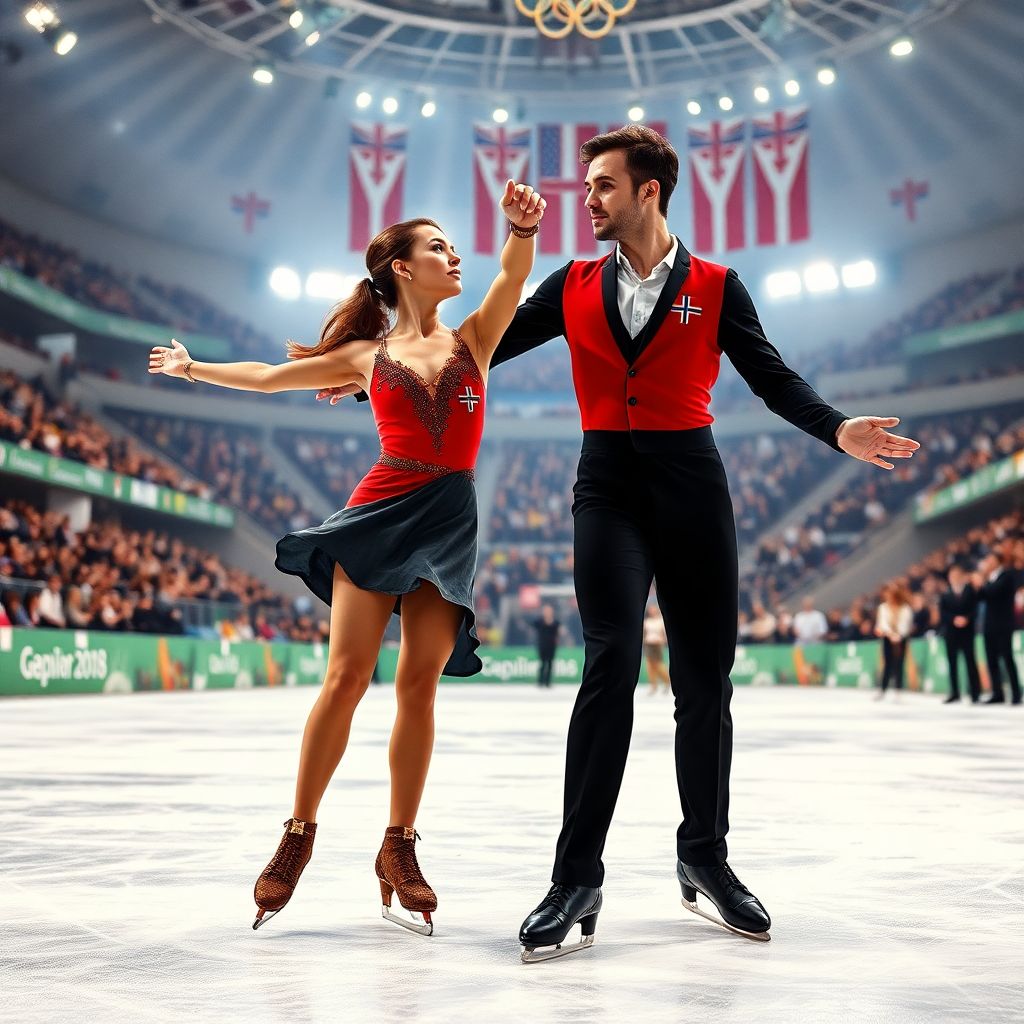 Дочь Этери Тутберидзе Диана Дэвис и Глеб Смолкин: Олимпиада Милан, Грузия